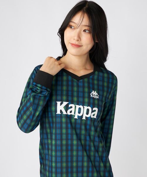 Kappa（カッパ）の「サッカーシャツ ワンピース（ワンピース/ドレス・ブラック21/チェック43・S/M/L）」の17枚目の写真