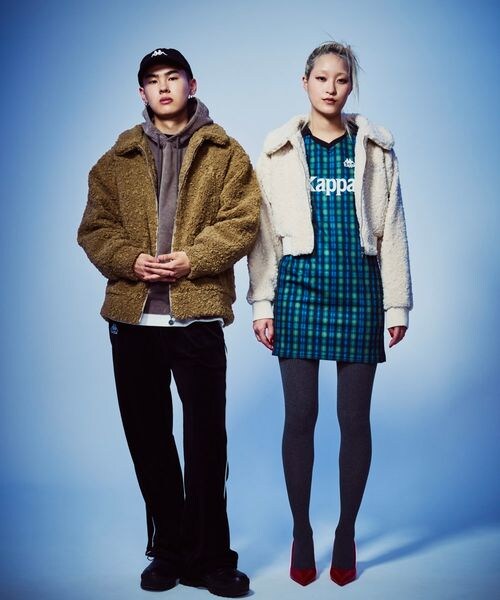 Kappa（カッパ）の「サッカーシャツ ワンピース（ワンピース/ドレス・ブラック21/チェック43・S/M/L）」の7枚目の写真