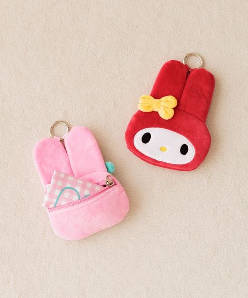 【ローリーズファーム × マイメロ 赤】ポーチツキエコBAG＆クリアポーチセット LOWRYS FARM（ローリーズファーム）の「ポーチツキエコBAG（）」 - WEAR