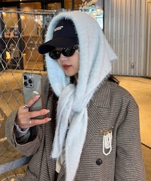 CIAOPANIC TYPY | 【willow】シャギーBIGスカーフ(バンダナ/スカーフ)