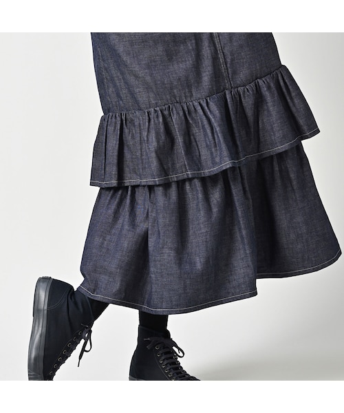 45R（フォーティファイブアール）の「45プチデニムのティアードフリル