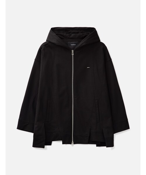 Asymmetric Cut Out Zip Up 【公式通販】