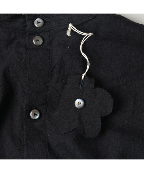 45R（フォーティファイブアール）の「インドカディのタックレースブラウス（その他・レディース・92-クロ・02-M/03-L）」の18枚目の写真