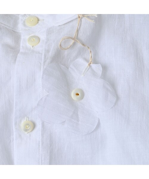 45R（フォーティファイブアール）の「インドカディのタックレースブラウス（その他・レディース・02-シロ・02-M/03-L）」の19枚目の写真