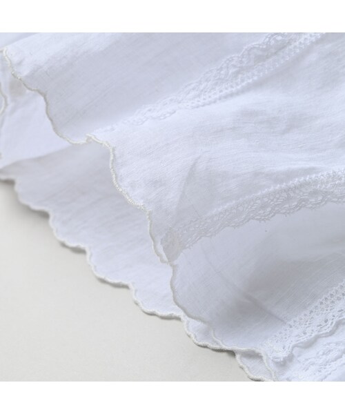 45R（フォーティファイブアール）の「インドカディのタックレースブラウス（その他・レディース・02-シロ・02-M/03-L）」の16枚目の写真