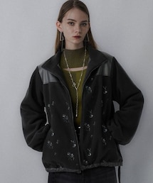 HARE（ハレ）の「フェイクレザーキリカエシシュウフリースジャケット（その他）」