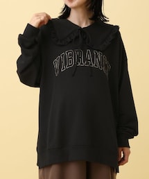 LEPSIM（レプシィム）の「マタニティ／2WAY襟付きスウェットプルオーバー（その他）」