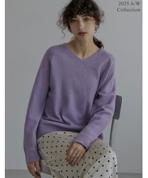 Re:EDIT（リエディ）の「アルパカタッチVネックニットプルオーバー - トップス通販 | 人気レディースファッション - Re:EDIT（リエディ）（その他）」