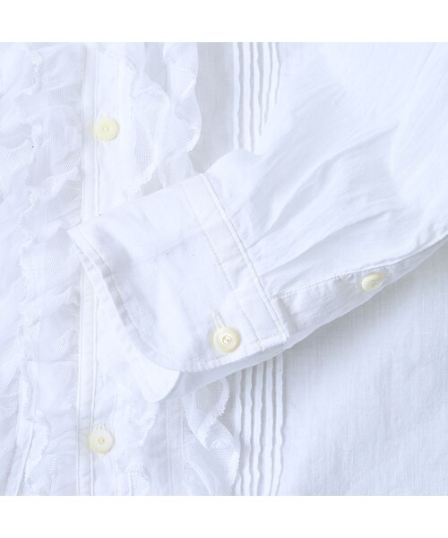 45R（フォーティファイブアール）の「インドカディのチュールフリルブラウス（その他・レディース・02-シロ・02-M/03-L）」の15枚目の写真