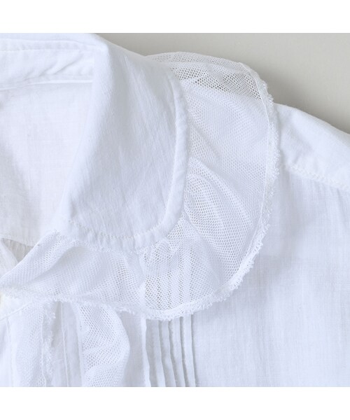 45R（フォーティファイブアール）の「インドカディのチュールフリルブラウス（その他・レディース・02-シロ・02-M/03-L）」の12枚目の写真