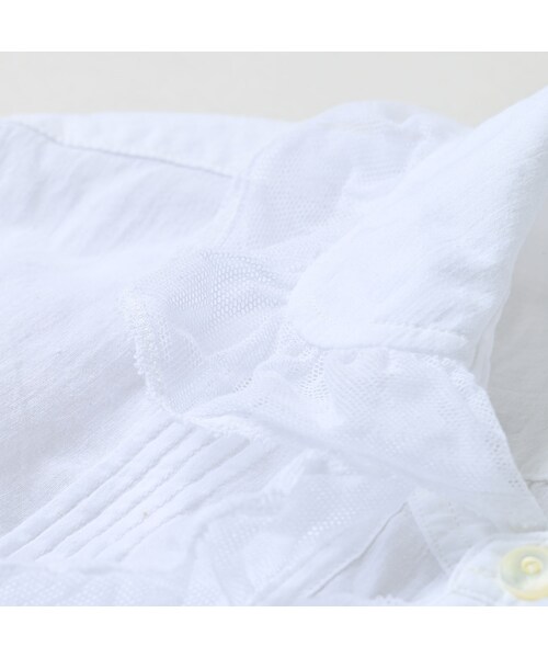 45R（フォーティファイブアール）の「インドカディのチュールフリルブラウス（その他・レディース・02-シロ・02-M/03-L）」の11枚目の写真