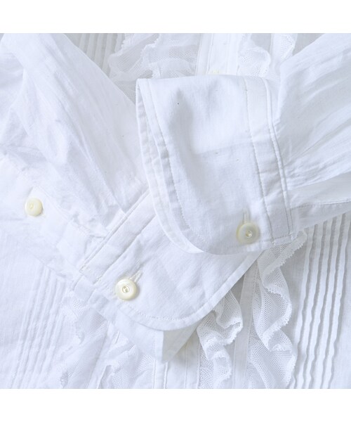 45R（フォーティファイブアール）の「インドカディのチュールフリルブラウス（その他・レディース・02-シロ・02-M/03-L）」の16枚目の写真