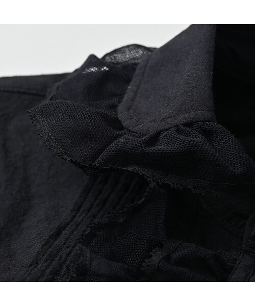 45R(フォーティファイブアール)の「インドカディのチュールフリルブラウス(その他・レディース・92-クロ・02-M/03-L)」の11枚目の写真