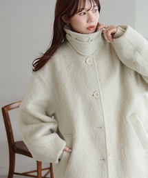 DISCOAT（ディスコート）の「ステンカラーシャギーミドルコート