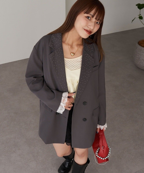 Laurel ローレル 本革 シープスキン リアルムートンコート ロングコート