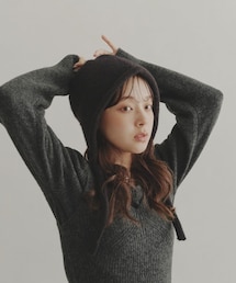 シャギーフーディーハット