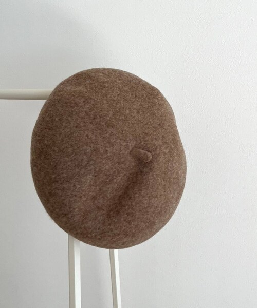 prose verse（プロズヴェール）の「シンプルベレー帽（ハンチング/ベレー帽・レディース・ブラック/グレー/ブラウン・F）」の3枚目の写真