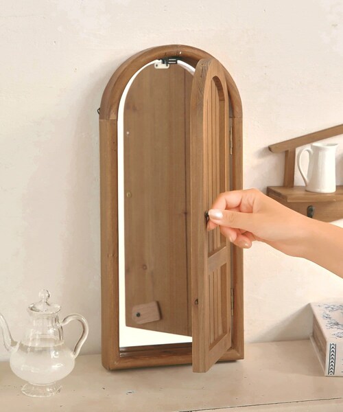 大型 船 舵 ヴィンテージ ポートホール 鏡 ミラー 船の窓 壁掛け