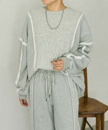 ear PAPILLONNER（イアパピヨネ）の「裏起毛ニットトップス【SUM1 STYLE(スミスタイル)】（ニット/セーター）」