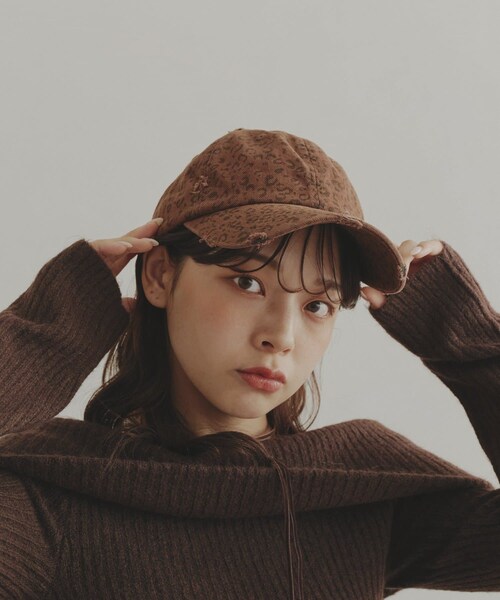 Lattice（Lattice）の「カジュアルキャップ（キャップ・レディース・カーキ/ブラウン・FREE）」の2枚目の写真