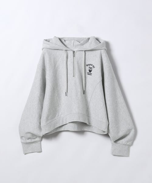 JEANASIS（ジーナシス）の「ハーフZIPカレッジショートフーディー