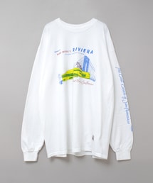 RNA | M2559 PINK MOTELリビエラプリントロンT(トップス)