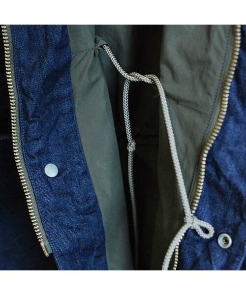 orSlow（オアスロウ）の「60/40 COVERALL HOODED JACKET - DENIM ONE WASH - THE GREAT DIVIDE（その他・メンズ・other・2/3/4）」の5枚目の写真