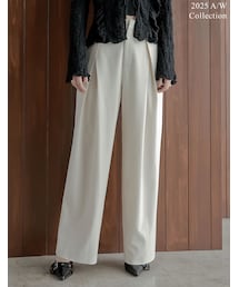 Re:EDIT（リエディ）の「ストレッチツイルクロスワイドパンツ - パンツ通販 | 人気レディースファッション - Re:EDIT（リエディ）（その他）」