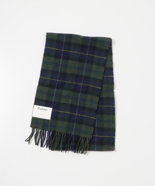 Barbour　tartan lambswool scarf