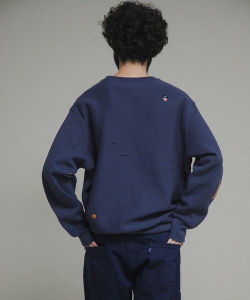 URBAN RESEARCH（アーバンリサーチ）の「『別注』LOWERCASE×Champion　LCリバースウィーブbyFACEOKA（スウェット・メンズ・レッド/シルバー/ブラック/ダークネイビー/オフブラック・M/L/XL/XXL）」の17枚目の写真