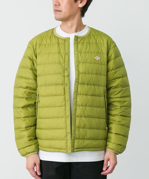URBAN RESEARCH DOORS（アーバンリサーチドアーズ）の「DANTON　INNER DOWN CREW-NECK JACKET（その他アウター・メンズ・BLACK/IRON/BLUE GREEN/LIME GREEN/OLIVE・M/L/XL）」の4枚目の写真