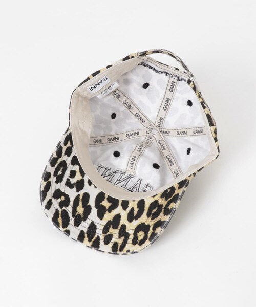 URBAN RESEARCH(アーバンリサーチ)の「GANNI WASHED COTTON CANVAS CAP(キャップ・レディース・LEOPARD・-)」の5枚目の写真