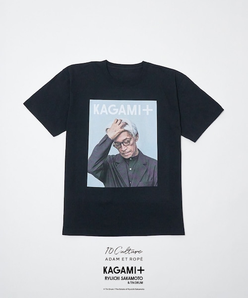 ADAM ET ROPE'(アダムエロペ)の「【KAGAMI+ Ryuichi Sakamoto × 10Culture / ADAM ET ROPE'】KAGAMI+ PHOTO TEE(Tシャツ/カットソー・レディース・ブラック/ブラック系/ホワイト/ホワイト系・L/M/XL)」の11枚目の写真