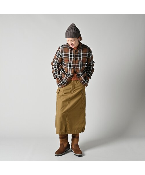 45R（フォーティファイブアール）の「インディゴネルの9084ポケットシャツ（その他・レディース・76-インディゴグレンチェック/77-インディゴタータンチェック・01-XS/02-S/03-M/04-L）」の4枚目の写真