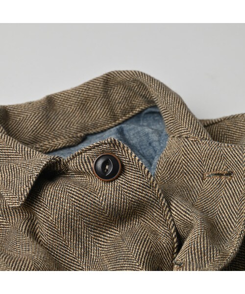 45R（フォーティファイブアール）の「インディゴネルの9084ポケットシャツ（その他・レディース・75-インディゴヘリンボン・01-XS/02-S/03-M/04-L/05-XL）」の14枚目の写真