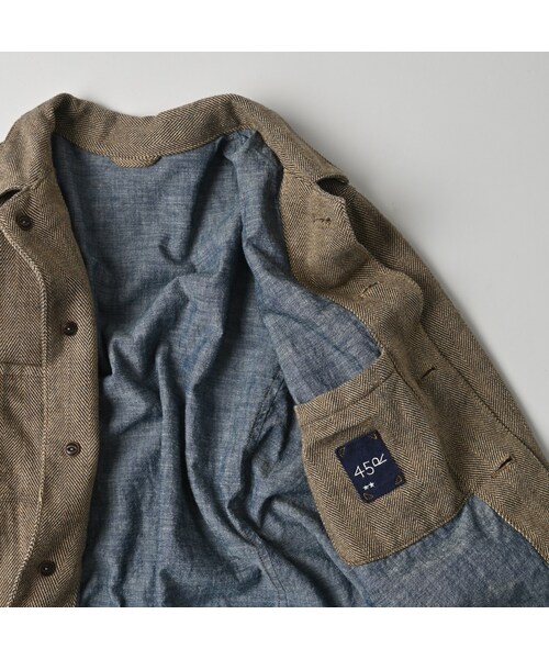 45R（フォーティファイブアール）の「インディゴネルの9084ポケットシャツ（その他・レディース・75-インディゴヘリンボン・01-XS/02-S/03-M/04-L/05-XL）」の17枚目の写真