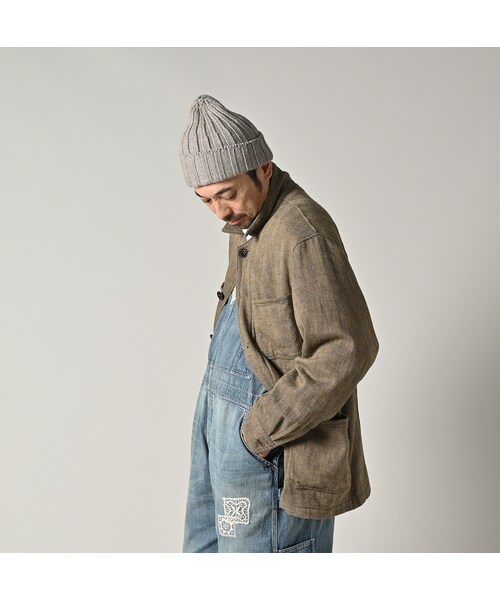 45R（フォーティファイブアール）の「インディゴネルの9084ポケットシャツ（その他・レディース・75-インディゴヘリンボン・01-XS/02-S/03-M/04-L/05-XL）」の9枚目の写真