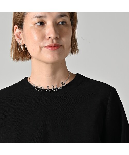 45R（フォーティファイブアール）の「モールサージストレッチのパフブラウス（その他・レディース・62-カーキ/75-ネイビー/83-茶/92-クロ・02-M/03-L）」の12枚目の写真