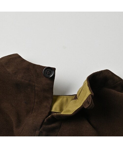 45R（フォーティファイブアール）の「モールサージストレッチのパフブラウス（その他・レディース・62-カーキ/75-ネイビー/83-茶/92-クロ・02-M/03-L）」の17枚目の写真