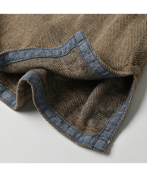 45R（フォーティファイブアール）の「インディゴネルのタンバリンブラウス（その他・レディース・75-インディゴヘリンボン・02-M/03-L）」の16枚目の写真