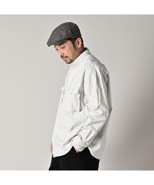 45R（フォーティファイブアール）の「薄バックサテンの908ニームシャツ（その他・レディース・06-アンティークホワイト/62-カーキ/75-ネイビー・01-XS/02-S/03-M/04-L/05-XL）」の12枚目の写真