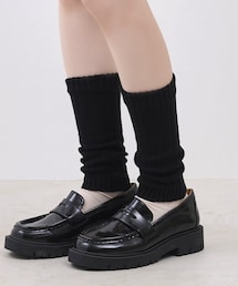 アンクル丈リブレッグウォーマー