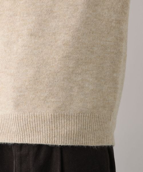 FOUND GOOD（ファウンドグッド）の「フワフワハーフジップニット/31105023（トップス・ブラック(09)/グレー(18)/ベージュ(52)・S/M/L/XL）」の20枚目の写真