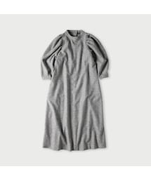 45R＊馬比古ワンピース 45R 45rpm MOTTAINAI 馬比古リネンワンピース ベージュ0