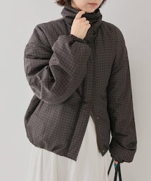 mystic | 中綿チェックダウン(ダウンジャケット/コート)