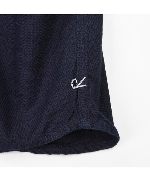 45R（フォーティファイブアール）の「オックスフォードの908オーシャンボタンダウンシャツ（インディゴ）（その他・レディース・79-インディゴ・03-M）」の9枚目の写真