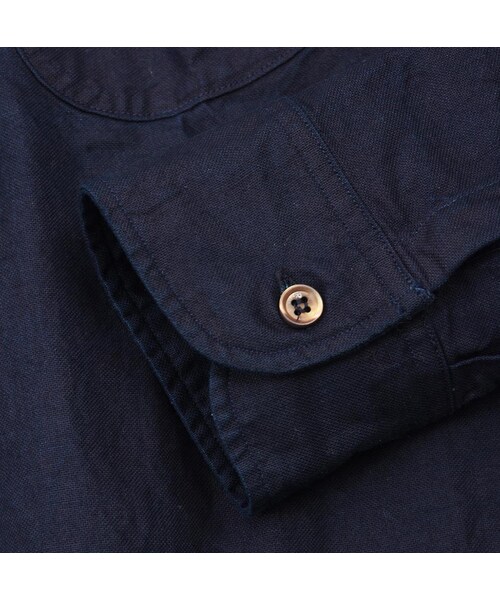 45R（フォーティファイブアール）の「オックスフォードの908オーシャンボタンダウンシャツ（インディゴ）（その他・レディース・79-インディゴ・03-M）」の7枚目の写真