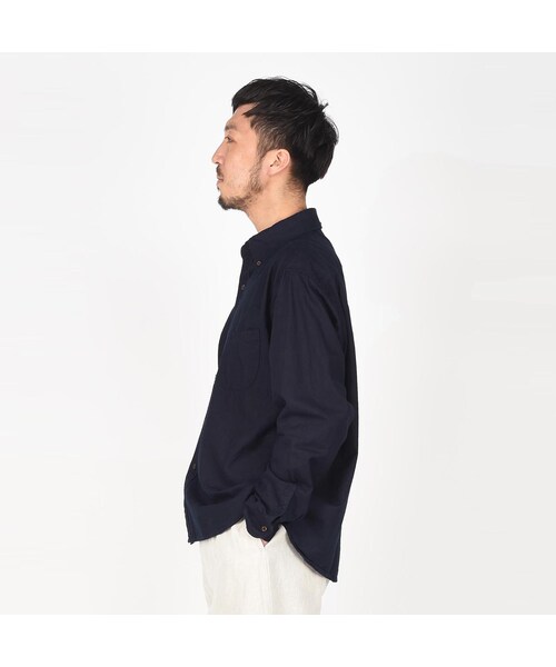 45R（フォーティファイブアール）の「オックスフォードの908オーシャンボタンダウンシャツ（インディゴ）（その他・レディース・79-インディゴ・03-M）」の3枚目の写真