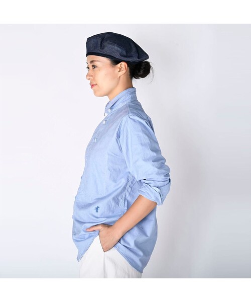 45R（フォーティファイブアール）の「オックスフォードの908 8ノットシャツ（その他・レディース・02-シロ・05-XL）」の4枚目の写真