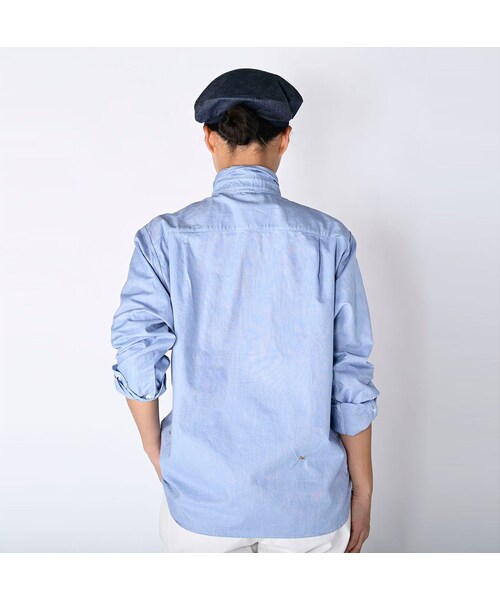 45R（フォーティファイブアール）の「オックスフォードの908 8ノットシャツ（その他・レディース・02-シロ・05-XL）」の5枚目の写真